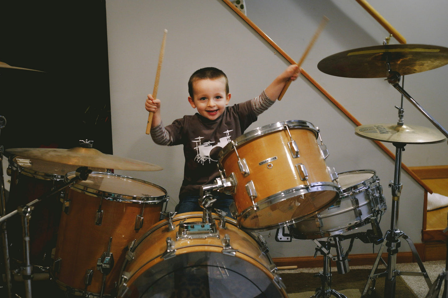 Drumset Kid Shirt